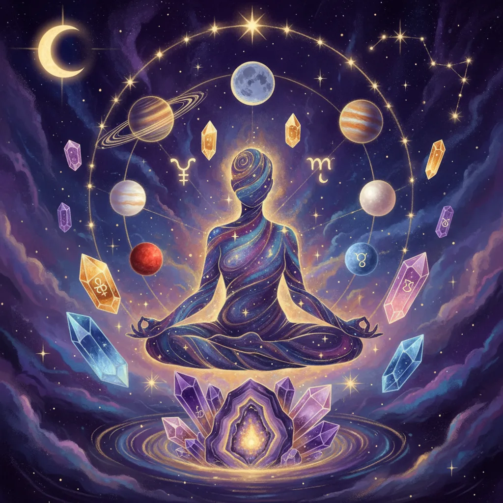 Harmoniser votre Énergie : Cristaux et Planètes Astrologiques