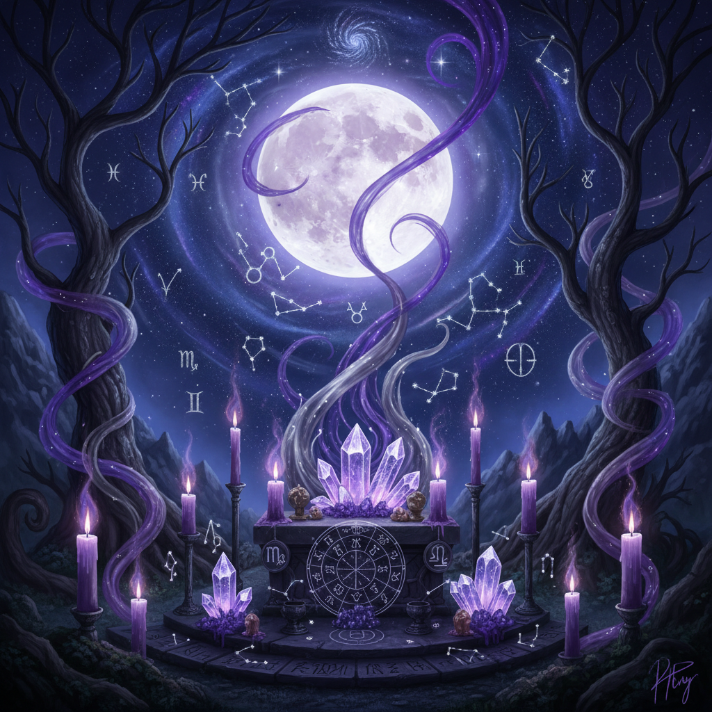 Pleine Lune Rituel : Énergie, Influence & Rituels par Signe