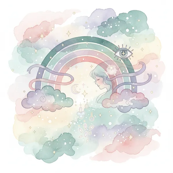 Rêver de arc-en-ciel